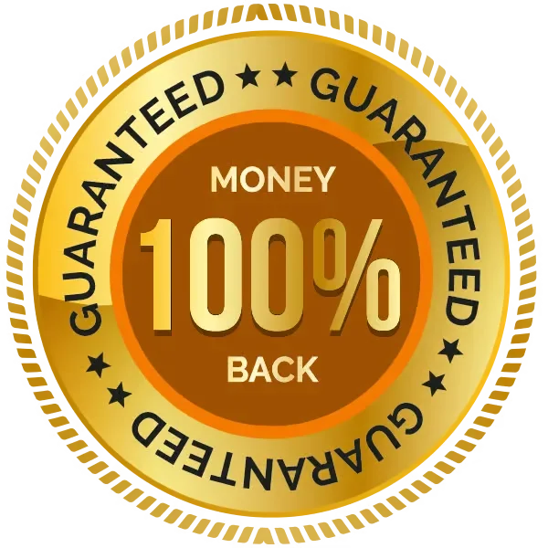 100% Satisfaction 60-Day Money Back Guarantee